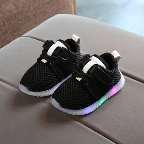 Обувь с подсветкой для маленьких мальчиков и девочек, Детский Светильник, светящиеся кроссовки, повседневные спортивные кроссовки, размер 21-25