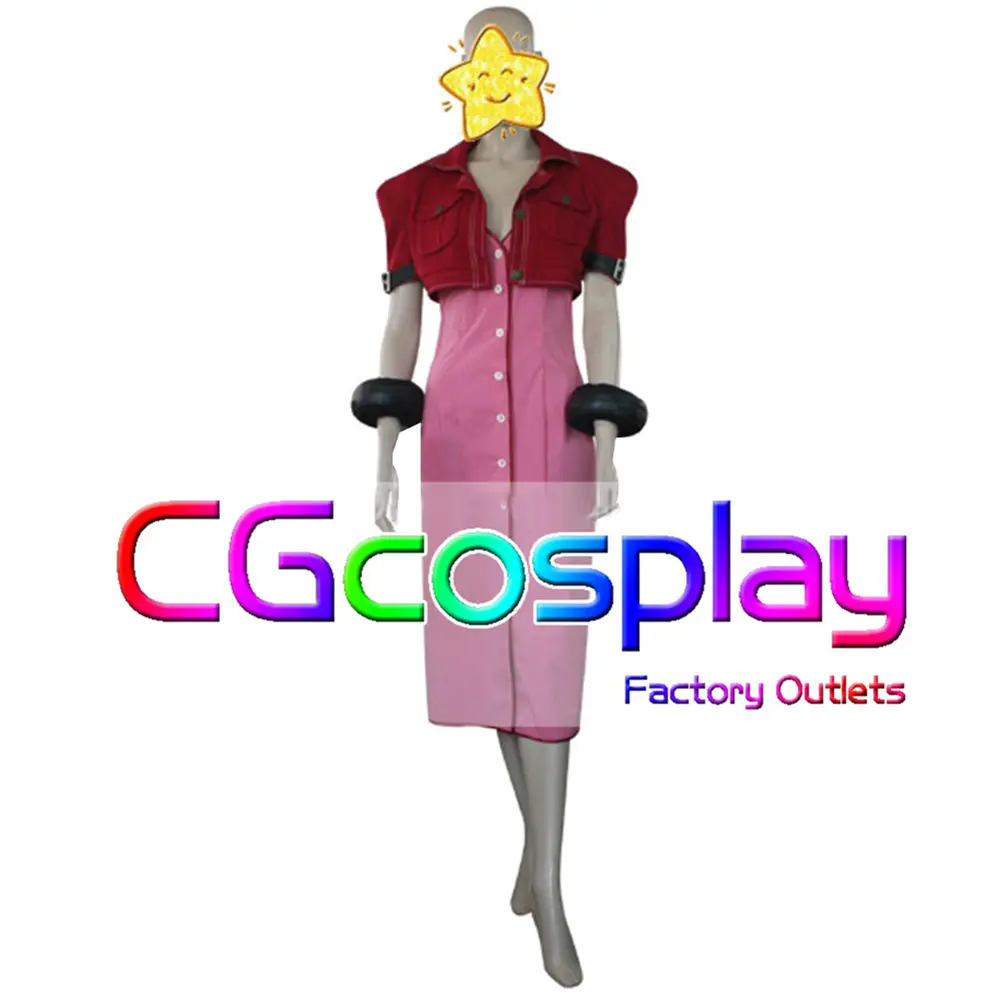 Экспресс-доставка! Последняя фантазия VII 7 Aerith Gainsborough Аниме Косплей Костюм