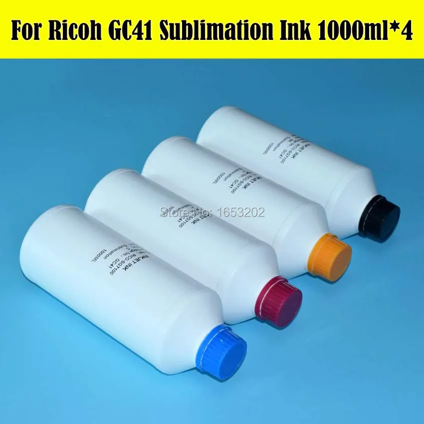 Горячее предложение! Распродажа! 4000 ml/lot GC41 сублимационные чернила для Ricoh