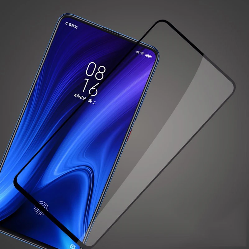 2 piezas de vidrio templado para Xiaomi Mi 9T vidrio templado cubierta completa pegamento Protector de pantalla para Xiaomi Mi 9T vidrio para Xiaomi 9T Mi9T-2