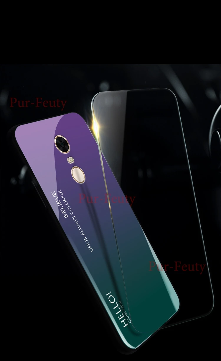 Чехол для Xiaomi Redmi 5 Plus MEE7 MET7 MEG7 модный жесткий защитный чехол из закаленного стекла