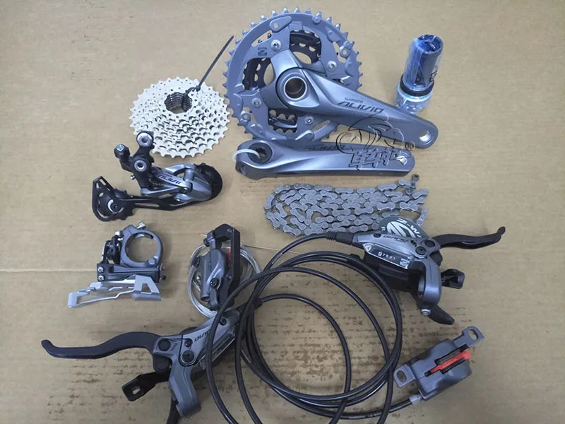 Shimano ALIVIO M4050 3x9 s 27 Скорость mtb Велосипедный Спорт список групп Переключатель