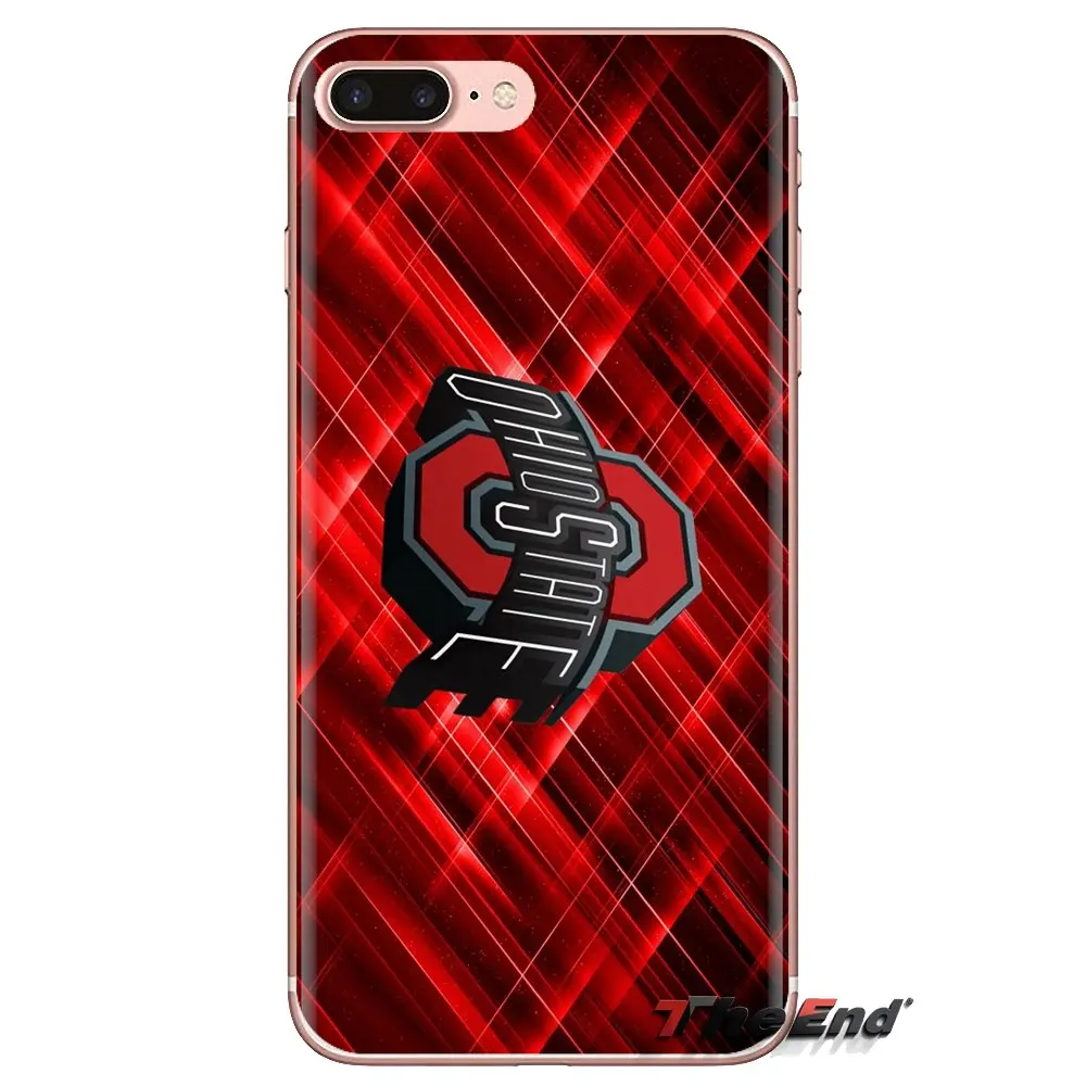 Ohio State Buckeyes football team Logo For Samsung Galaxy S3 S4 S5 Mini S6 S7 Edge S8 S9 S10 Plus Note 3 4 5 8 9 Soft Case Cover |