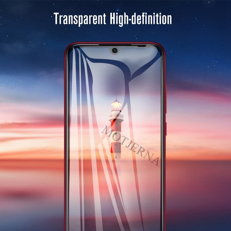 Закаленное стекло с полным покрытием для Xiaomi Redmi Note 7 Pro 9D Защита экрана 8 8T пленка 7A