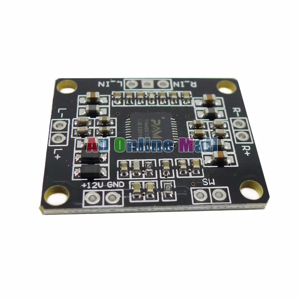 12V PAM8610 2*15W двухканальный стерео класс цифровой усилитель плата