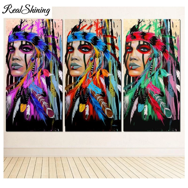 3 шт. набор для алмазной вышивки перо | Дом и сад