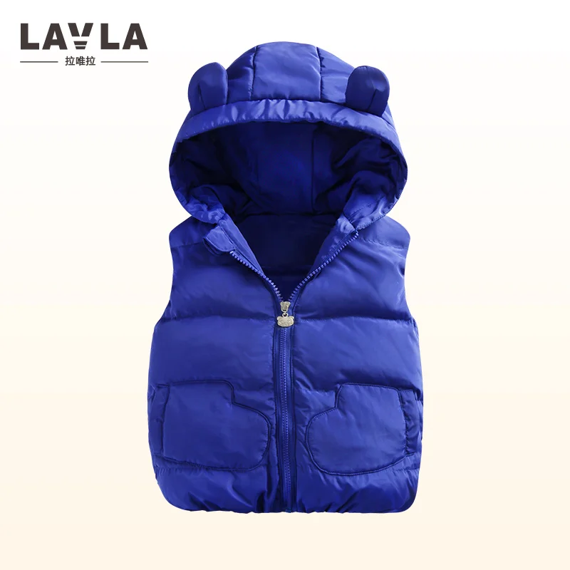 Lavla/От 5 до 6 лет дети жилет безрукавка для маленьких девочек 80% утка Подпушка