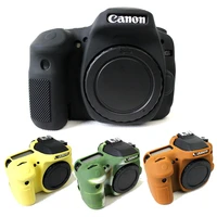 high quality soft silicone rubber camera protective body cover case for canon 80d silicone camera bag lens bag soft neoprene