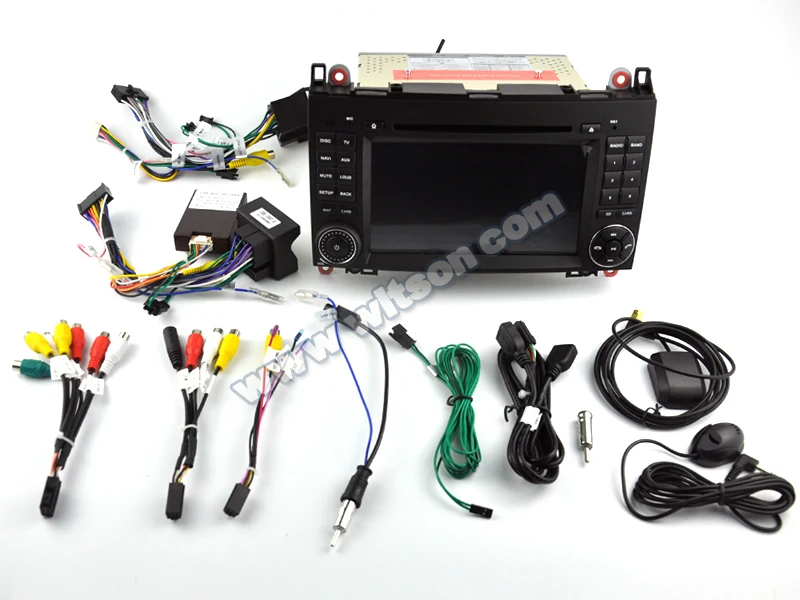 WITSON Android 10 0 автомобильный DVD плеер GPS для MERCEDES BENZ A/B класс аудио система с gps dvd