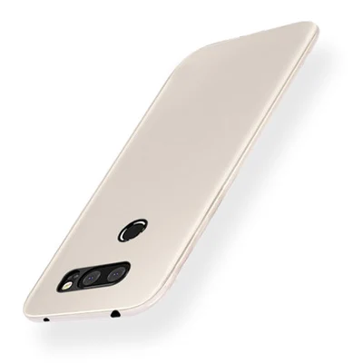 transparent Модный мягкий чехол для телефона LG V30, чехол для телефона, ультра тонкий матовый чехол для LG V 30, задняя крышка корпуса capas - Цвет: transparent