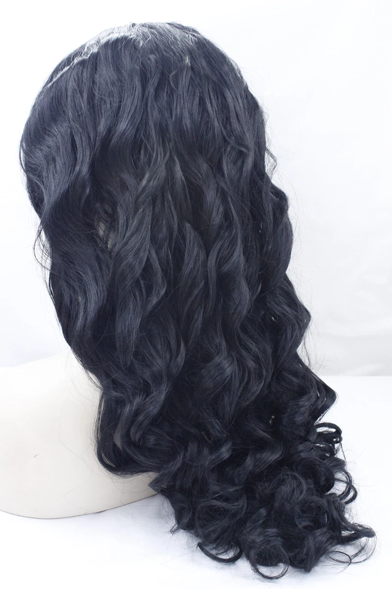 Similler длинные вьющиеся пушистый синтетический Синтетические волосы на кружеве