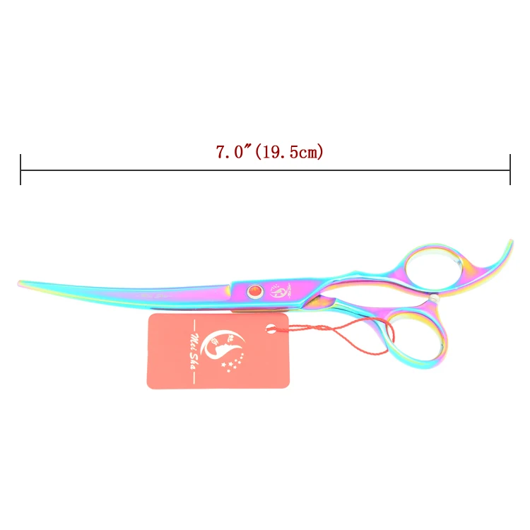 

Meisha 7 inch Japan 440c Pet Curved Cutting Scissors Grooming Tools Animal Hair Shears Clippers for Haircut Dogs HB0087