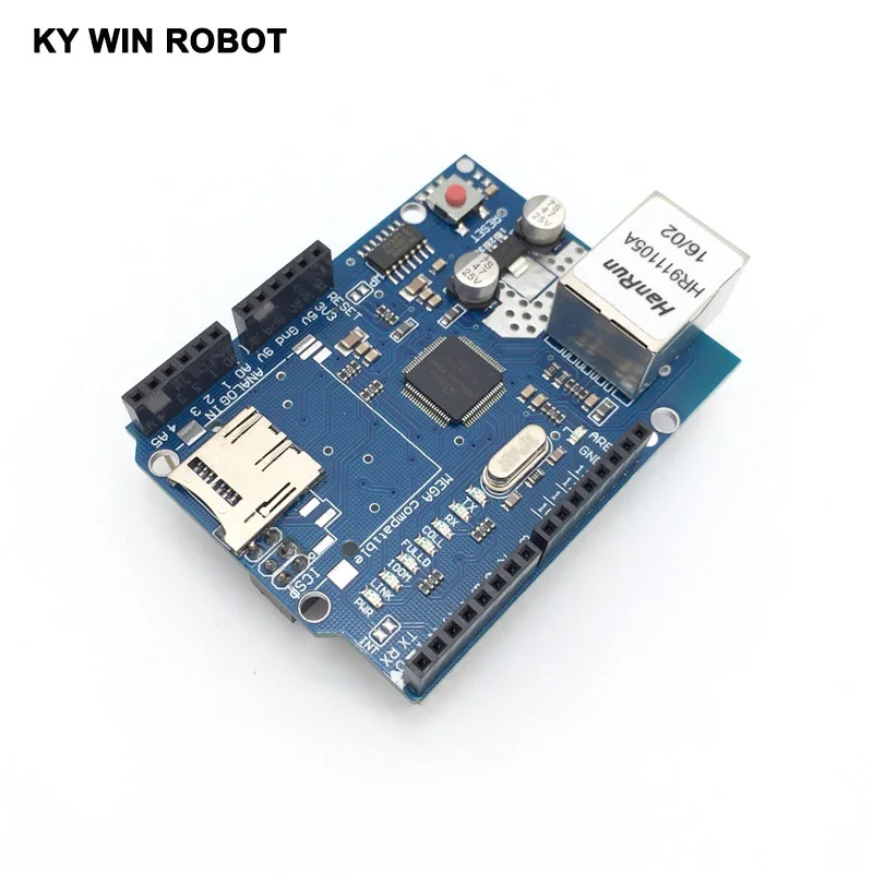 1 шт. Щит Ethernet щит W5100 R3 UNO Mega 2560 1280 328 UNR макетная плата для Arduino|development board|ethernet shielduno r3