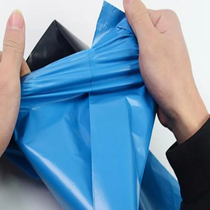 35*45 см синий полиэтиленовый пакет для самозапечатывания почтовый конверт