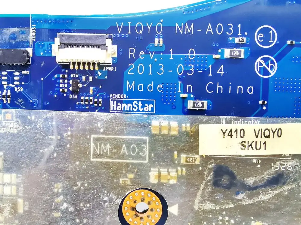 Оригинальный Для Lenovo Y410P Материнская плата ноутбука GT750M 2 Гб VIQY0 NM A031 испытанное