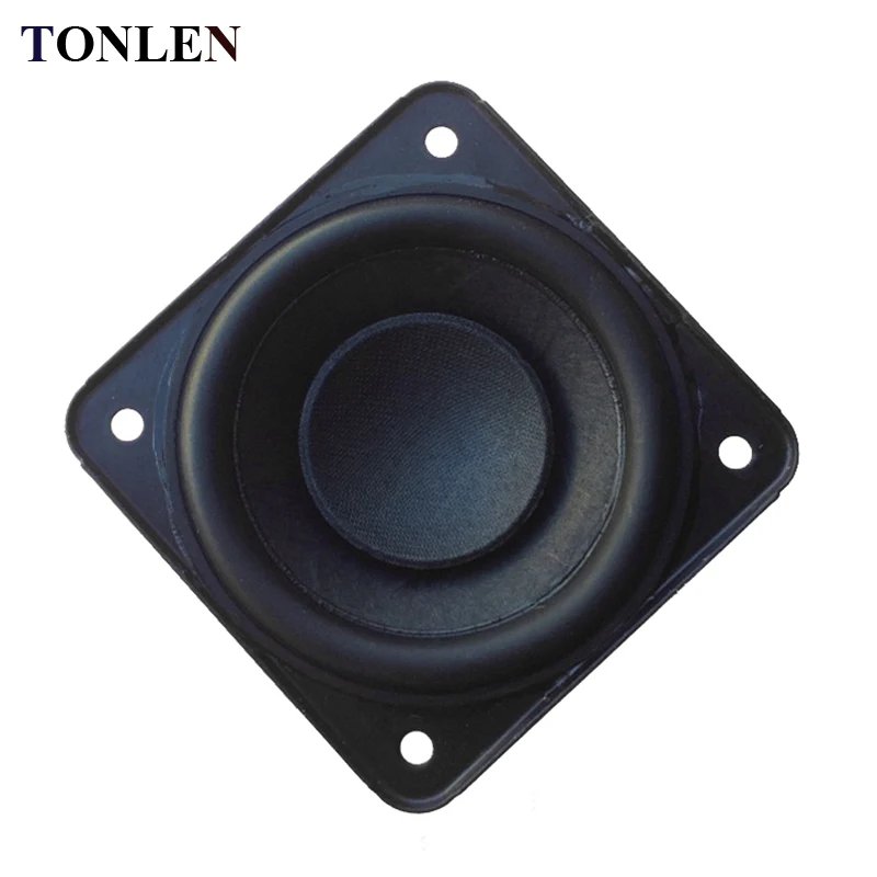 TONLEN 2 шт. 4 Ом 15 Вт полный спектр динамик DIY Беспроводной bluetooth динамик 25 core 58 мм NdFeB магнитный резиновый край HIFI динамик