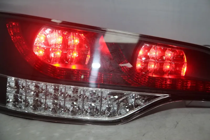 2006 2007 2008 2009 2010 2011 2012 2013 год Q7 светодиодный фонарь светильник для Audi Q7 светодиодный задний фонарь заднего фонаря всё чёрное Дымовое средство Цвет