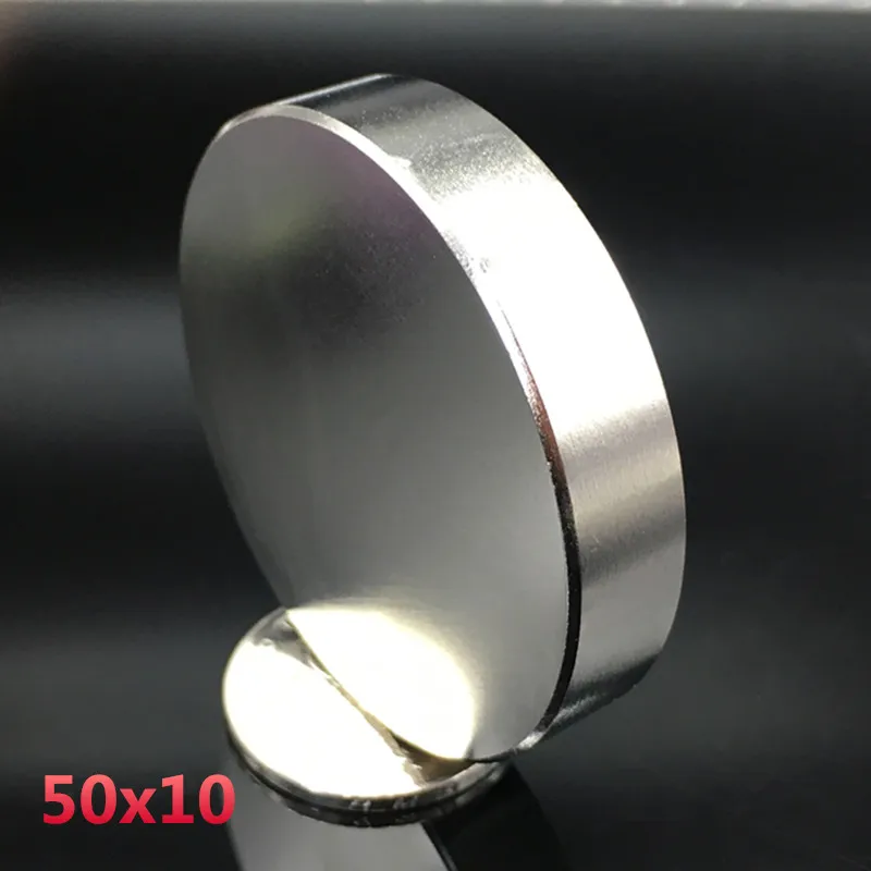 

2pcs Disc magnets 50x10mm N35 Super Powerful Strong Rare Earth Neodymium Magnet 50*10 strong magnetic 50mmx10mm