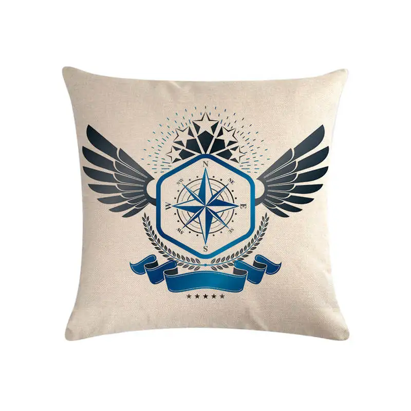 Подушка для опоры Син флаг серии из Новый год HomerDecor чехол подушки Pillowca|Наволочки|