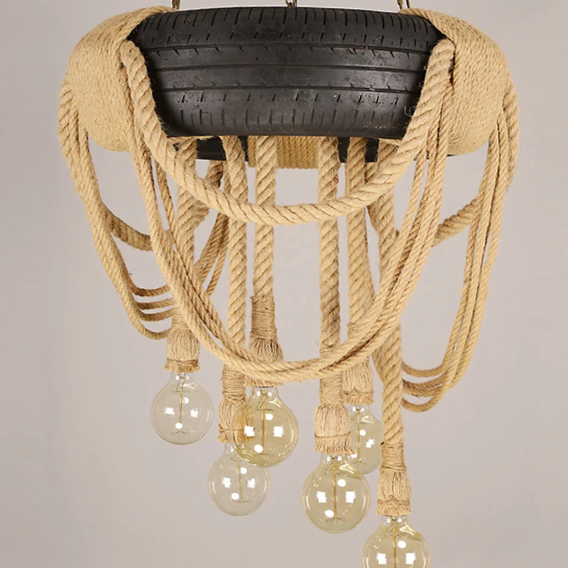 저렴한 현대 펜 던 트 램프 로프트 타이어 로프 펜 던 트 라이트 레트로 서 스 펜 션 램프 Dia62cm 바 커피 숍 바 홈 조명 Decora G157 구매 현대 펜 던 트 램프 로프트 타이어 로프 펜 던 트 라이트 레트로 서 스 펜 션 램프 Dia62cm 바 커피 숍 바 홈 조명 Decora G157