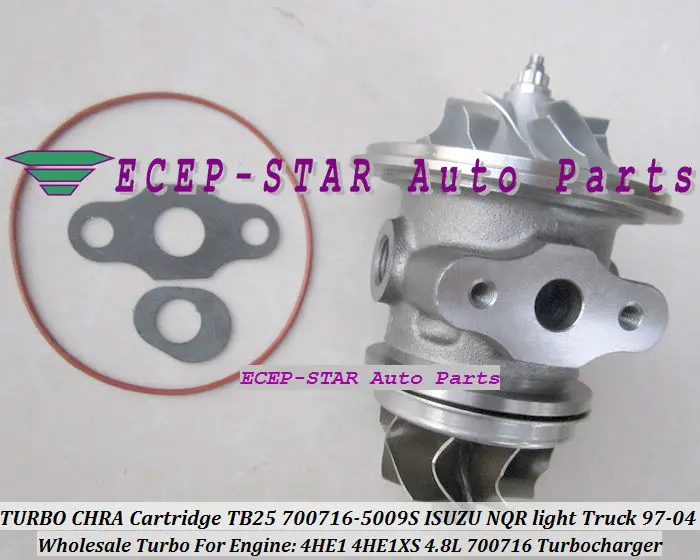 Картридж Turbo CHRA GT25 700716 700716-0003 700716-0006 8972089661 для ISUZU NPR NQR NKR легкий грузовик 1997-04 4HE1-T