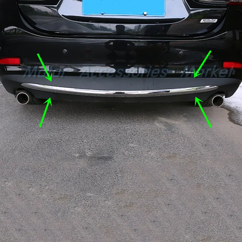 Новый хромированный задний бампер для Mazda 6 2014 2015|front rear bumper|lower bumper coverrear cover |