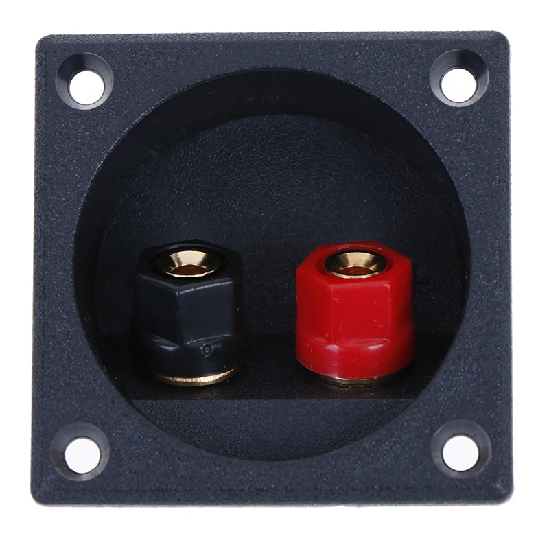 

1PCS Speaker Box Square Shape Double Binding Post Type Speaker Box Terminal Cup