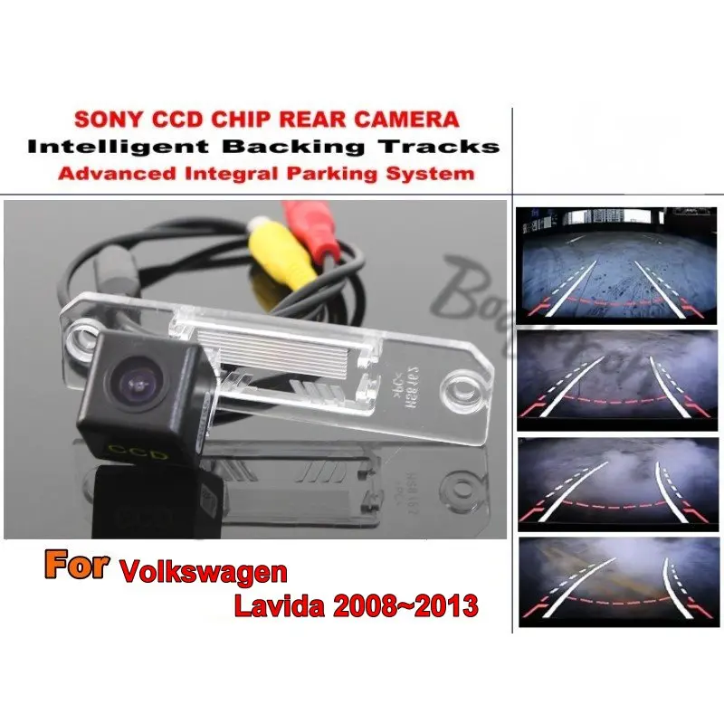 

Для Volkswagen VW Lavida 2008 ~ 2013 Автомобильная интеллектуальная парковочная дорожка камера HD камера заднего вида динамическая Tragectory