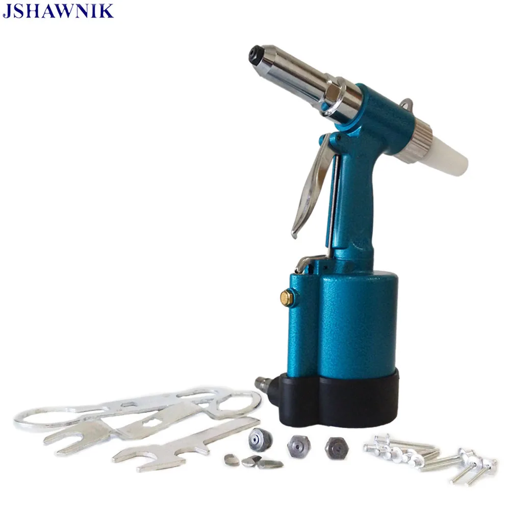 Efficient And Aafe To Carry The Pneumatic Rivet Gun 2.4/3.2/4.0/4.8MM With Waste Rivets Collection Bottle Rivet Tools