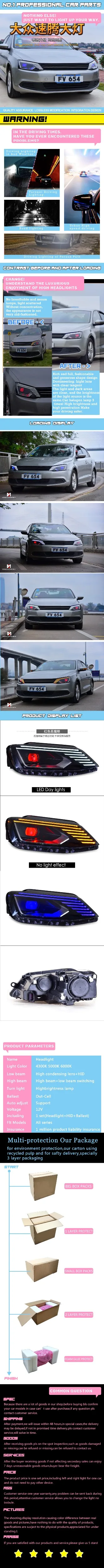 BiNFU автомобильный Стайлинг для нового VW Jetta 2011- LED светодиодные дневные ходовые огни на передних фарах+ Динамический указатель поворота светодиодный высокий луч ближнего света HID bi-Xenon объектив