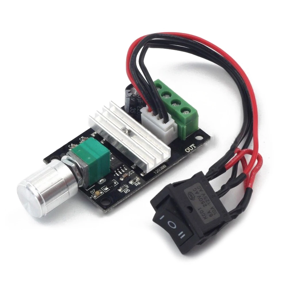 6 в 12 В 24 3 А ШИМ реверсивный переключатель управления 1203B|motor speed controller|dc motor controllerpwm
