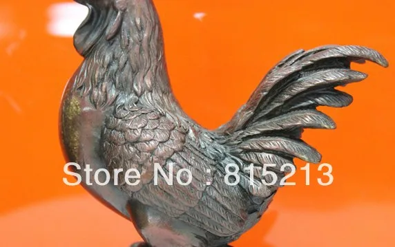Bi00417 Китайский Народная Культура HandMade Чистая Бронзовая статуя 12 Зодиака