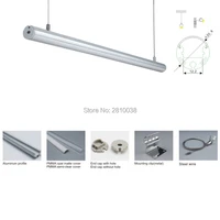20 x 2m setslot circular shape aluminum led channel and home design aluminum profile led kitchen light for suspending lamp