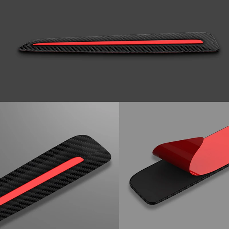 Горячая 2 шт Автомобильная наклейка бампера полоски против царапин