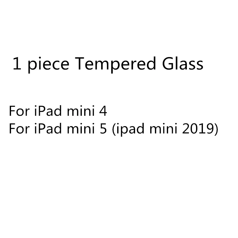 For mini 4 5 Абсолютная новинка! Премиум закаленное Стекло для iPad 10,2 Мини-Платье на возраст 1, 2, 3, 4, 5, Экран протектор для iPad 3 4 5 6 iPad Pro 9,7 iPad Air 3 10,5 11 защитная пленка - Цвет: For mini 4 5