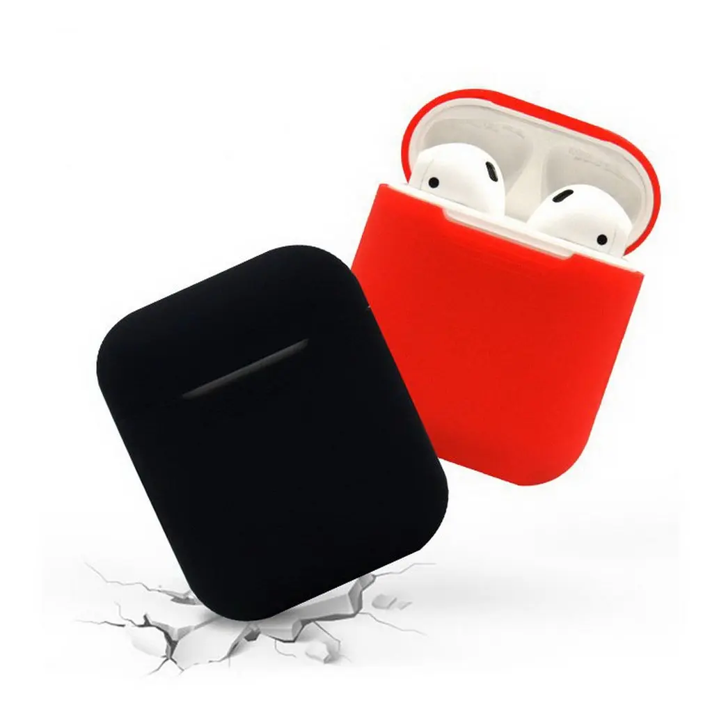 Мягкие силиконовые чехлы для Airpods противоударный чехол наушники ультра тонкий