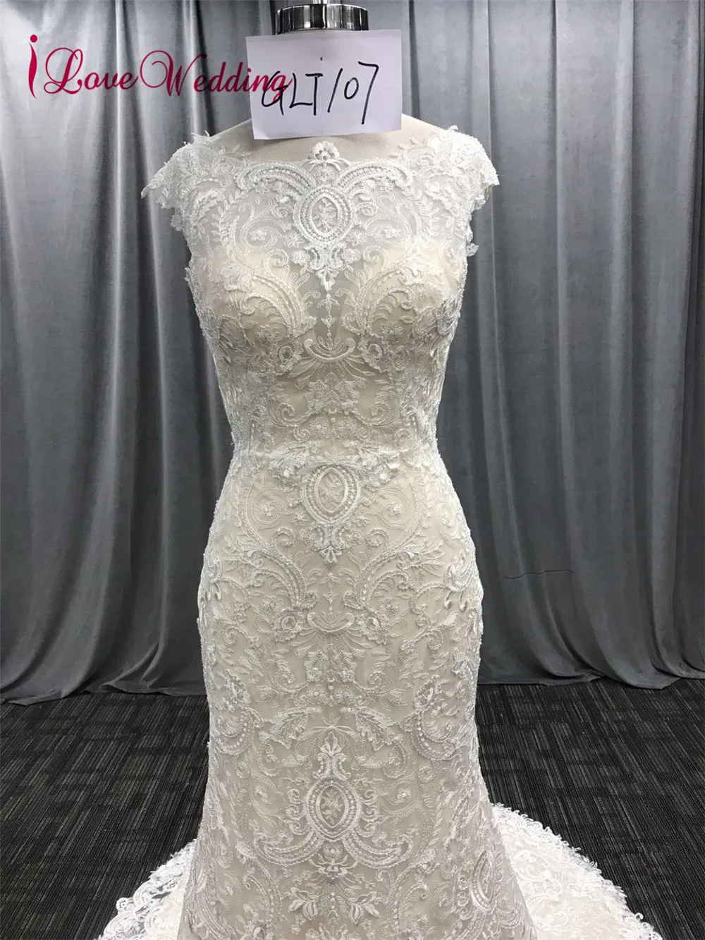 ILoveWedding/длинное кружевное платье в богемном стиле с вышивкой виде Русалочки