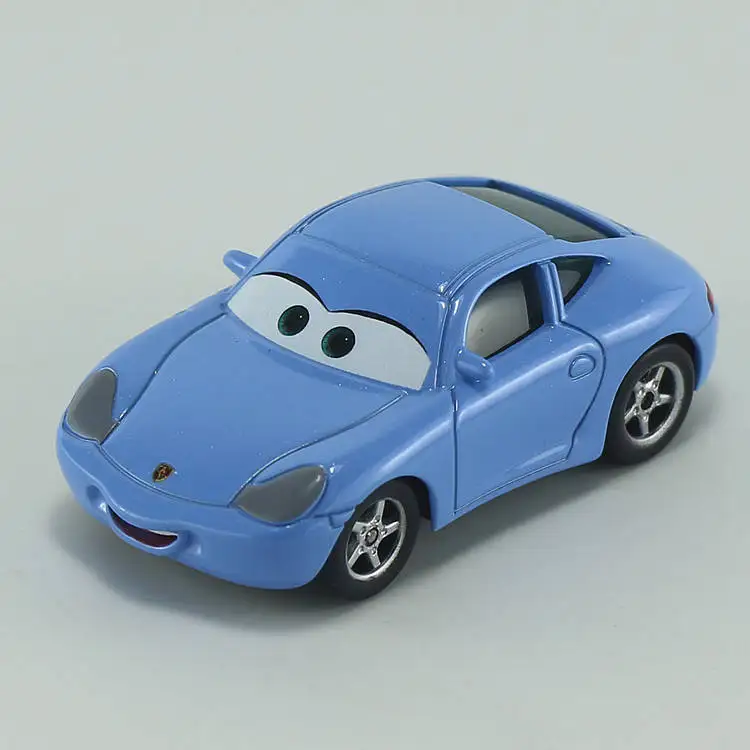 Disney Pixar Тачки Маккуин девушка Салли масштаб 1:55 Литые металлические модели милые