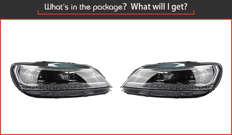 AKD автомобильный Стайлинг для VW Passat B7 фары 2012 Passat US светодиодный фонарь DRL Hid головной фонарь Ангел глаз биксеноновый луч аксессуары