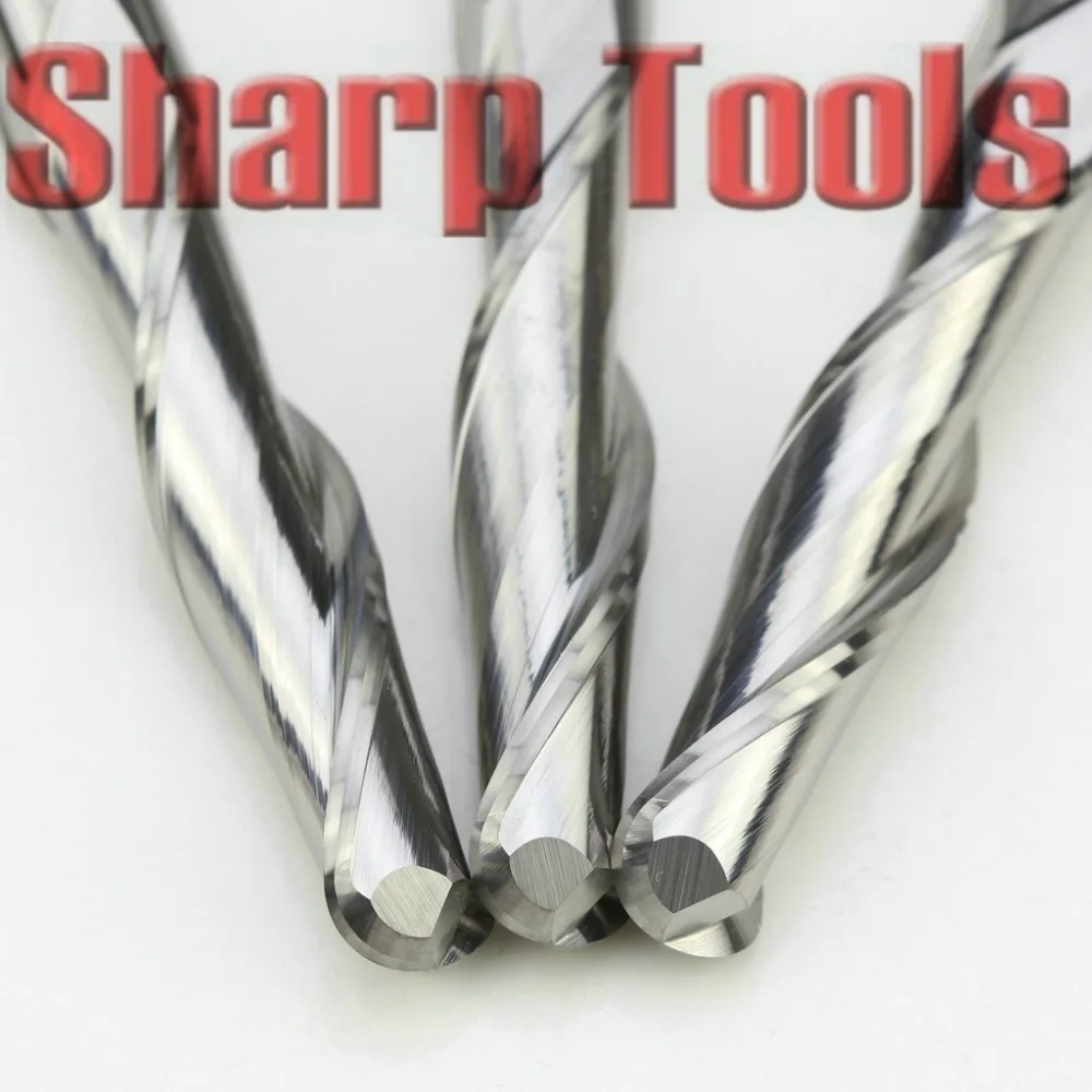 8*35 мм 2 флейты спиральная шаровая Концевая фреза с ЧПУ гравировальные