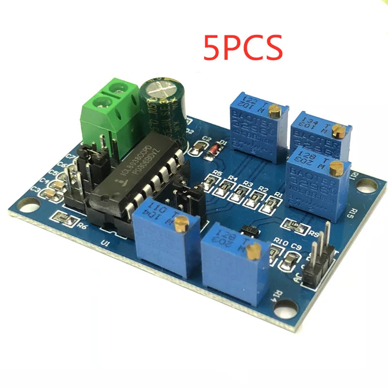 

5PCS Low frequency signal source in ICL8038 module Waveform signal generator Sine wave triangular wave square wave module