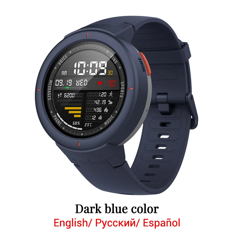 Amazfit Verge английская версия Smartwatch 1 3-дюймовый AMOLED экран циферблат и ответ на вызовы