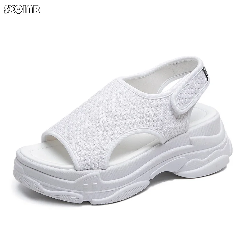 Женские босоножки 2019 летние на платформе sandalias Mujer Женская обувь танкетке летняя