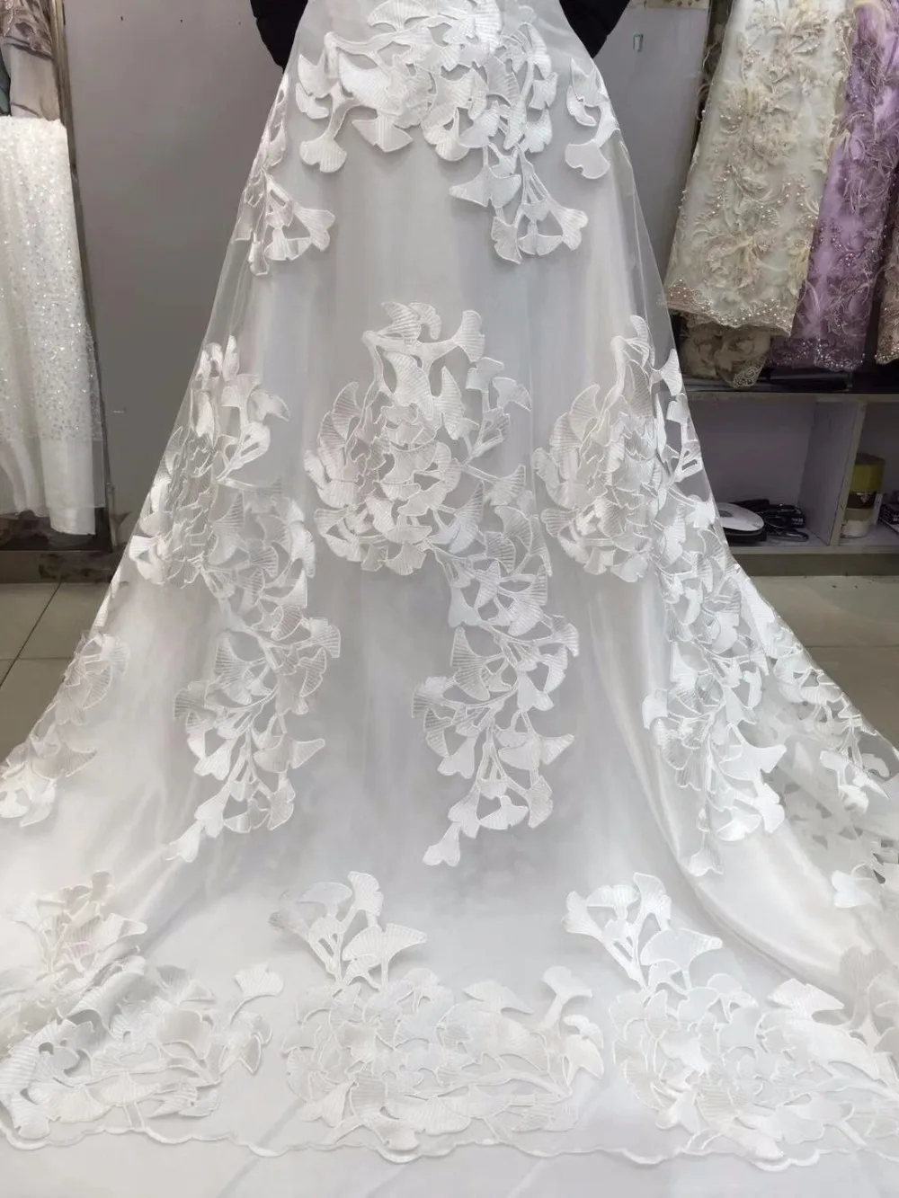 2018 высокой моды французского кружева Высокое качество Африканский тюль вышитые