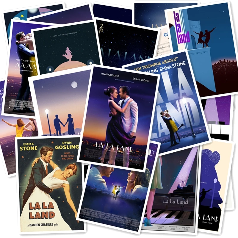 La Land 20/шт ПВХ серия стикер домашний декор холодильник стиль стены путешествия чемодан Граффити стиль