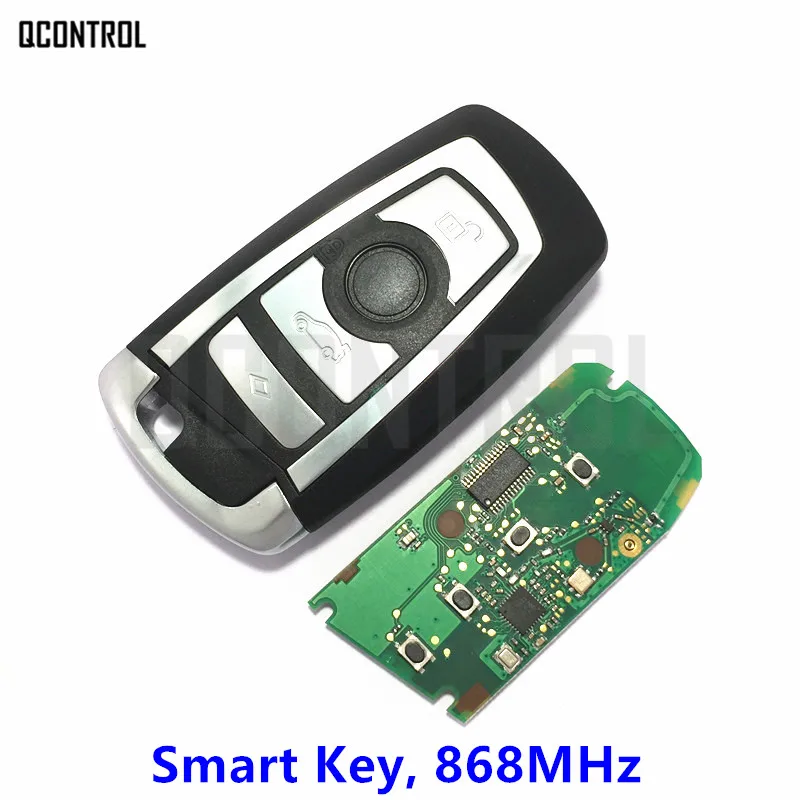 QCONTROL автомобильный смарт ключ 868MHz для BMW CAS4 + система 1 3 5 7 серия БЕСКЛЮЧЕВОЙ