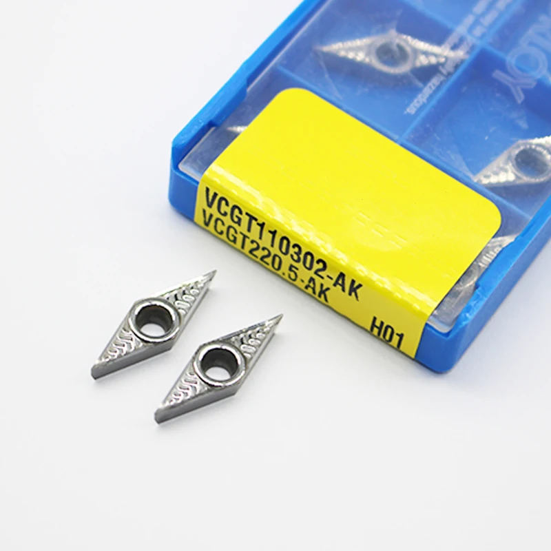 

VCGT110302 AK H01 VCGT 110302 Aluminum cutter blade Insert Cutting Tool turning tool CNC Tools AL +TIN Alloy wood