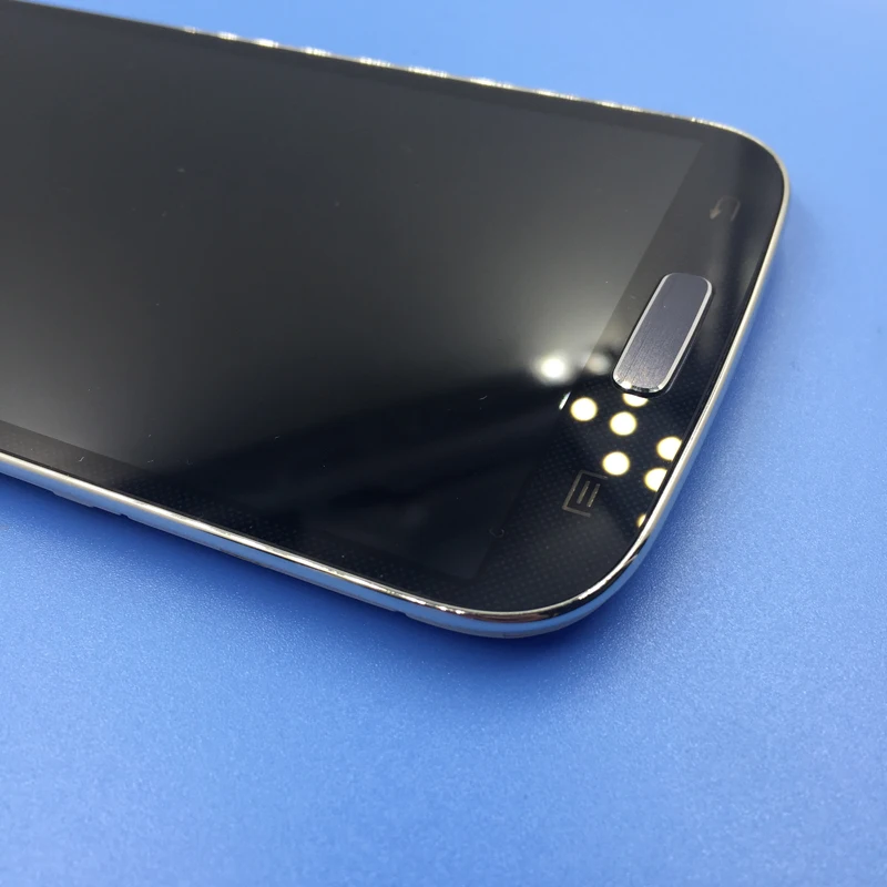 Новый сенсорный ЖК экран для Samsung Galaxy S4 дисплей с рамкой I9500 i337 дигитайзер