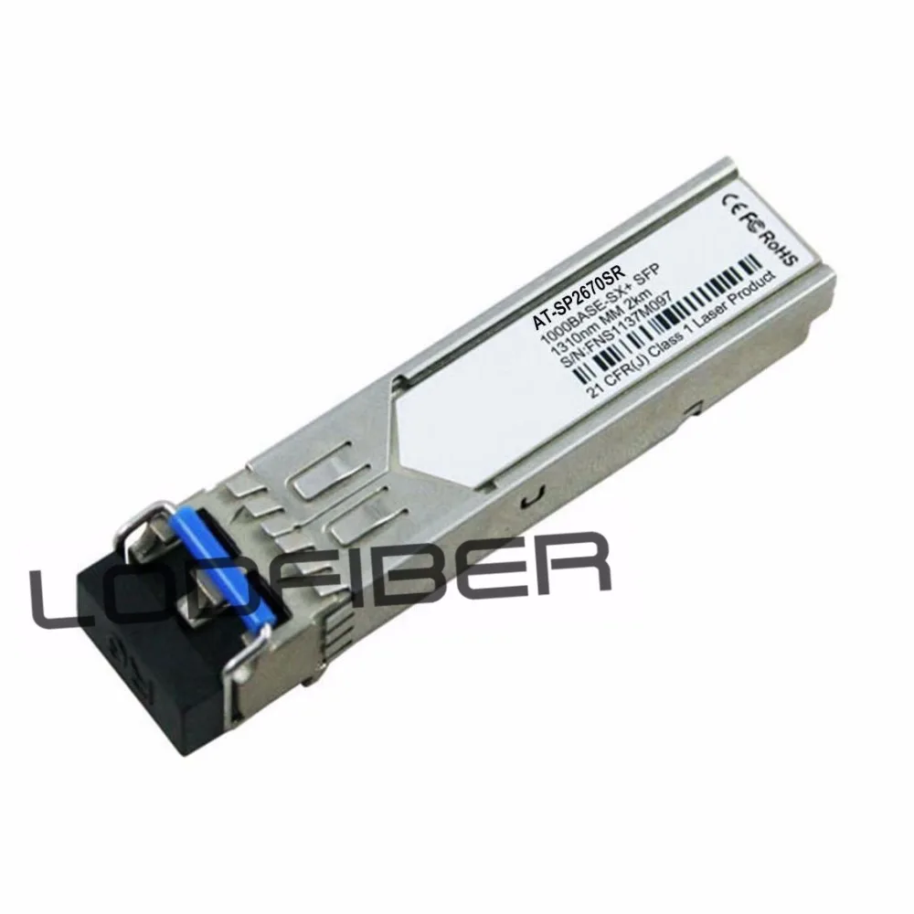 

AT-SP2670SR Compatible 1000BASE-LX SFP 1310nm 2km DOM Transceiver