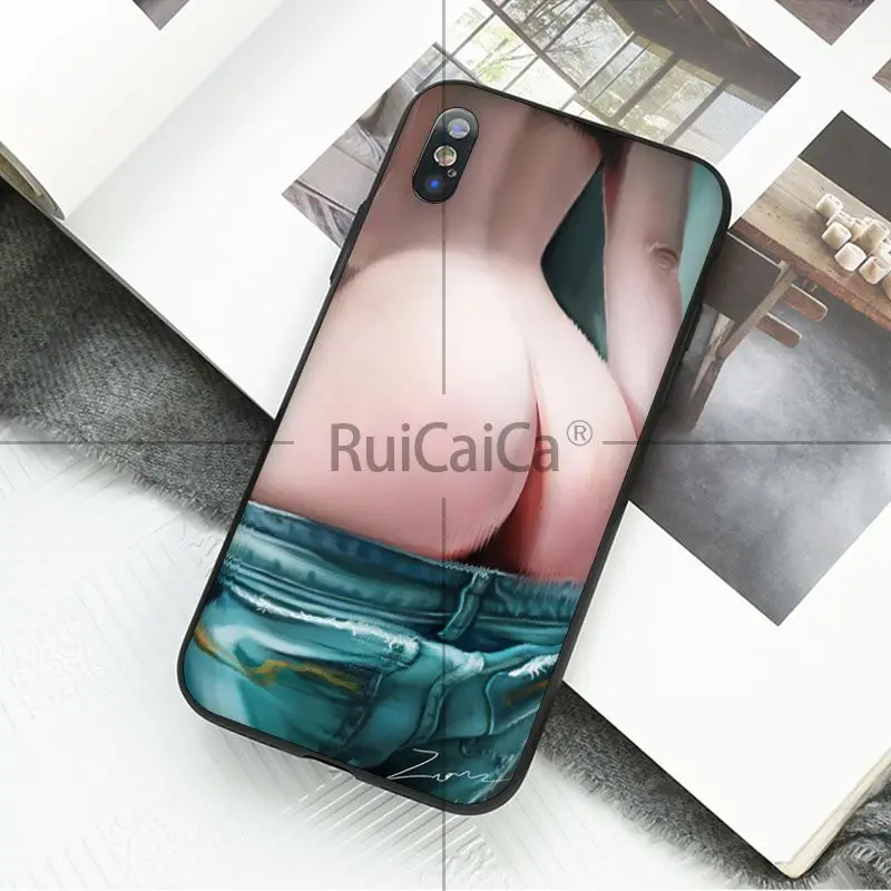Ruicaica Summer sexy babes ass Painted Beautiful Phone Accessories Case for Apple iPhone 8 7 6 6S Plus X XS MAX 5 5S SE XR Cover | Мобильные